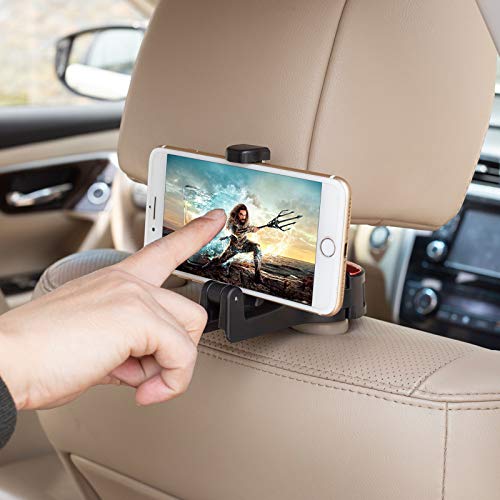 2 in 1 Car Seat Hook for Purses,Bags with Phone Holder