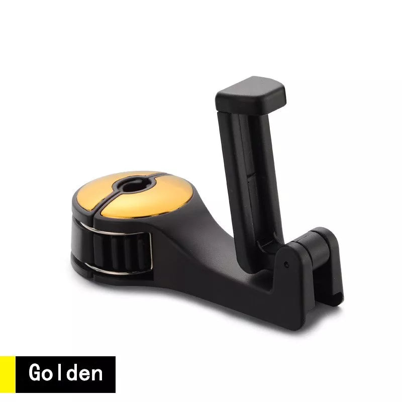 2 in 1 Car Seat Hook for Purses,Bags with Phone Holder