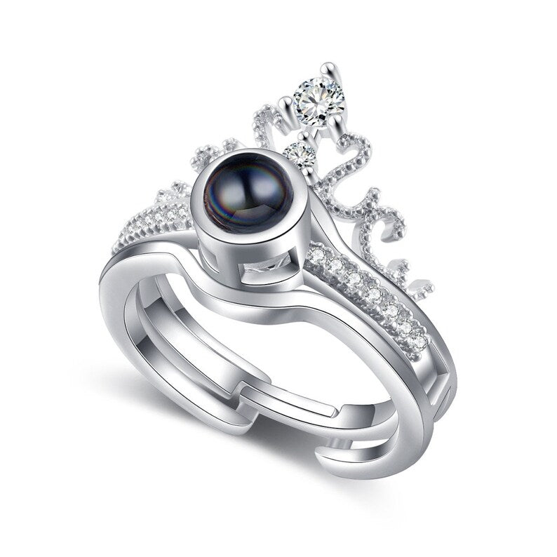 I Love You in 100 Languages Projection Ring
